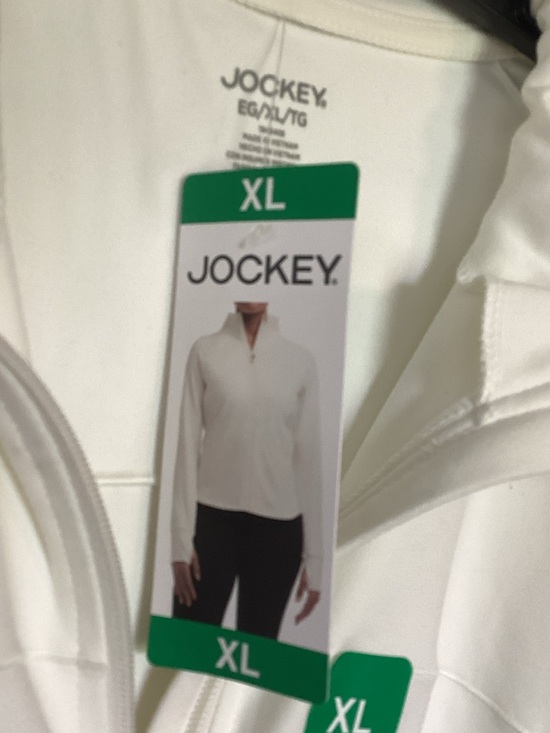 Jockey White Full-Zip Jacket - Picture 2 of 3